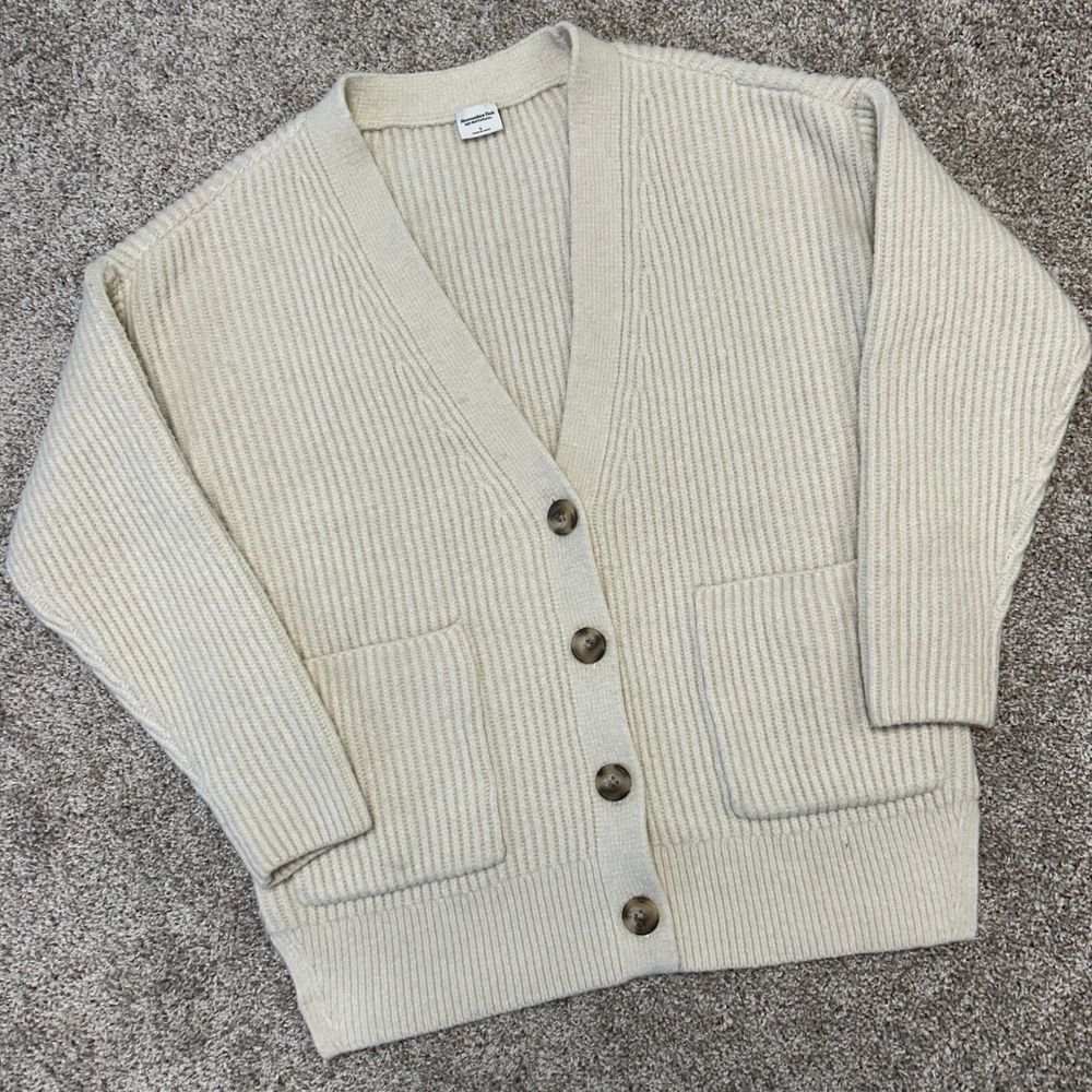 Abercrombie & Fitch Soft‎ A&F Collection Cardigan Sweater Women Size Small